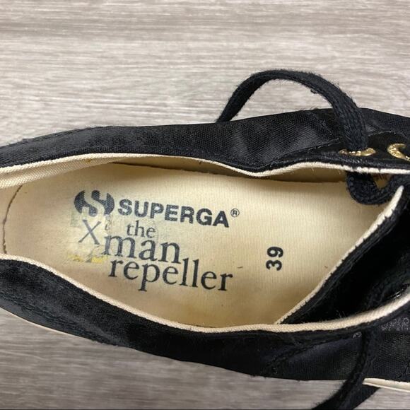 SUPERGA X The Man Repeller Sneaker Black 8 - Picture 10 of 10